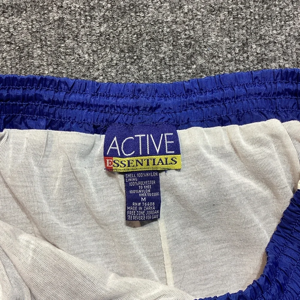 Vintage 90's Athletic Blue Joggers Track Pants Mens Large Active Essentials